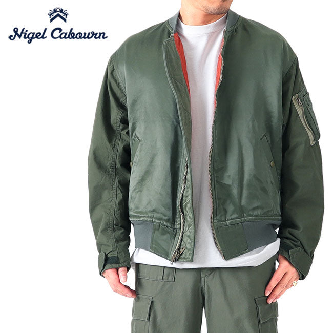Nigel Cabourn ナイジェルケーボン MA-1 リバーシブル ミリタリー モディファイジャケット 80450030002 メンズ