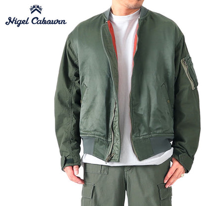 Nigel Cabourn ナイジェルケーボン MA-1 リバーシブル ミリタリー モディファイジャケット 80450030002 メンズ