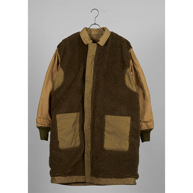 Nigel Cabourn ナイジェルケーボン M-47 リバーシブル ミリタリー ボアフリース モディファイコート 8045nigelcabourn000 メンズ