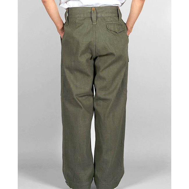 Nigel Cabourn ナイジェルケーボン ブリティッシュアーミー 2タック ルーズ デニムパンツ 80450050004 ワイド ジーンズ メンズ