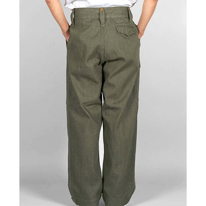 Nigel Cabourn ナイジェルケーボン ブリティッシュアーミー 2タック ルーズ デニムパンツ 80450050004 ワイド ジーンズ メンズ