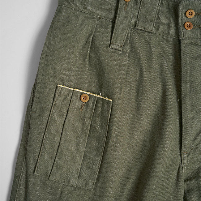 Nigel Cabourn ナイジェルケーボン ブリティッシュアーミー 2タック ルーズ デニムパンツ 80450050004 ワイド ジーンズ メンズ