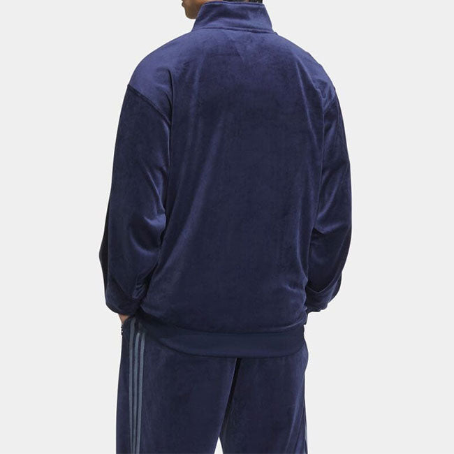 adidas アディダスオリジナルス ベッケンバウアー ベロア トラックトップジャージ JM2269 ネイビー メンズ レディース