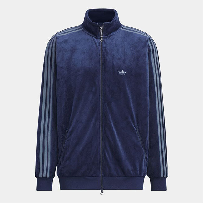 adidas アディダスオリジナルス ベッケンバウアー ベロア トラックトップジャージ JM2269 ネイビー メンズ レディース
