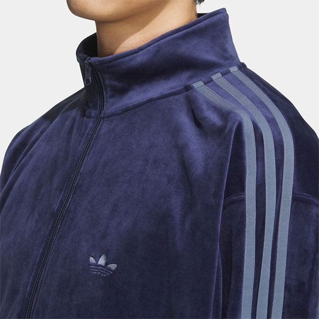 adidas アディダスオリジナルス ベッケンバウアー ベロア トラックトップジャージ JM2269 ネイビー メンズ レディース