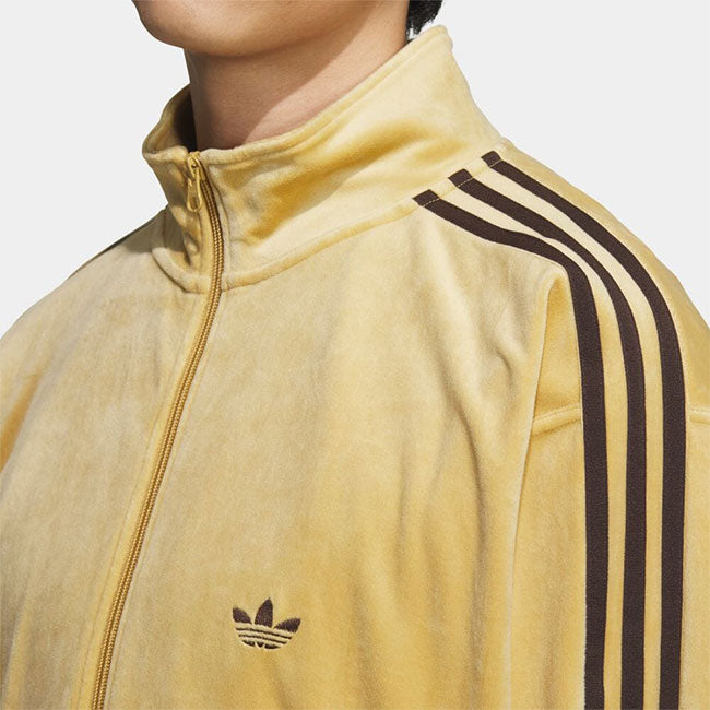 adidas アディダスオリジナルス ベッケンバウアー ベロア トラックトップジャージ JM2270 ベージュ メンズ レディース