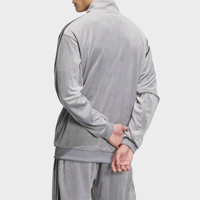 adidas アディダスオリジナルス ベッケンバウアー ベロア トラックトップジャージ JM2271 シルバー メンズ レディース