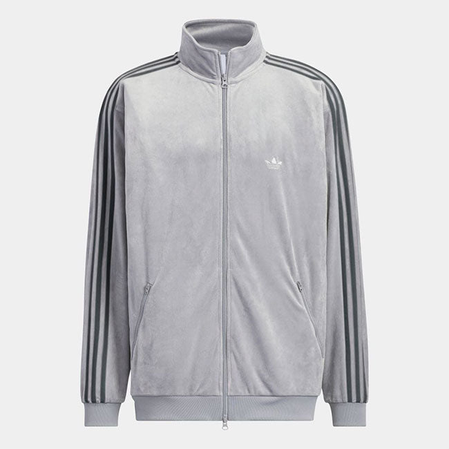 adidas アディダスオリジナルス ベッケンバウアー ベロア トラックトップジャージ JM2271 シルバー メンズ レディース