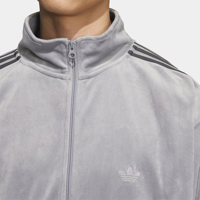 adidas アディダスオリジナルス ベッケンバウアー ベロア トラックトップジャージ JM2271 シルバー メンズ レディース