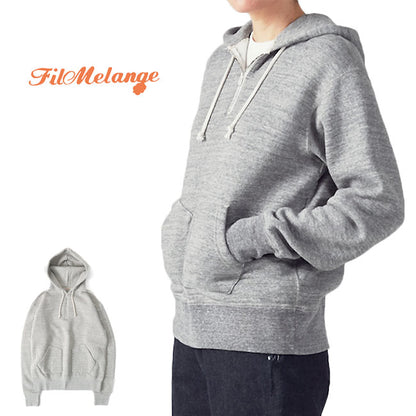 FilMelange フィルメランジェ PARKIN パーキン ハーフジップ スウェットパーカー 1002096 裏起毛 レディース