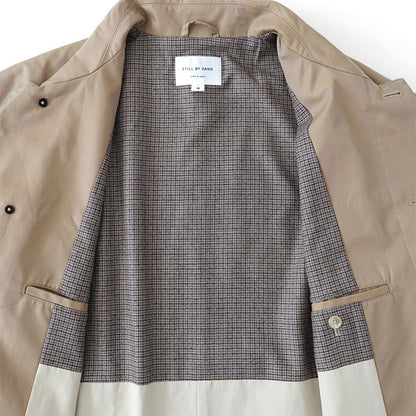 Still by Hand スティルバイハンド ステンカラーコート CO0293 撥水 ロングコート (メンズ)
