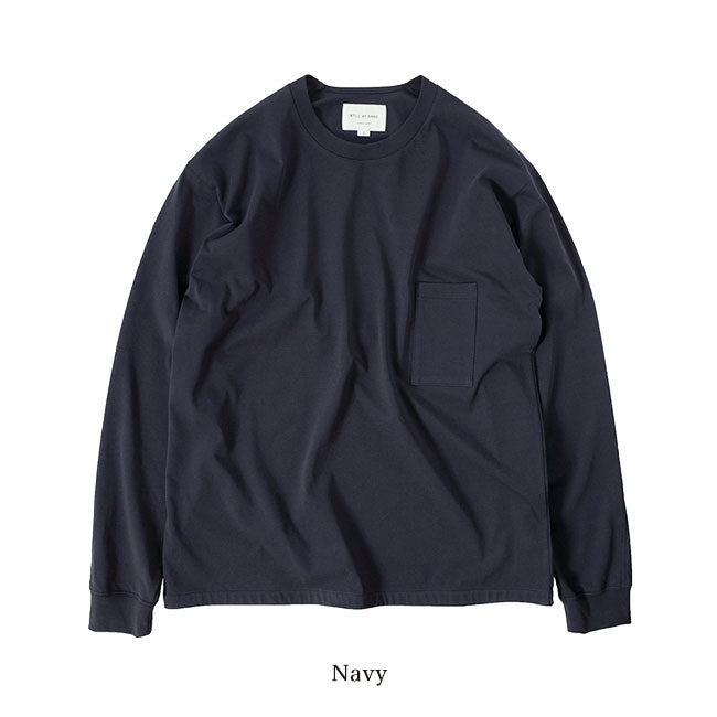 STILL BY HAND スティルバイハンド 胸ポケット ロンT CS04203 長袖Tシャツ メンズ
