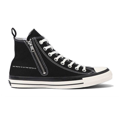 DENHAM × Converse デンハム コンバース コラボ ヒョウ柄 キャンバス サイドジップ オールスター レオパード ブラック 黒 (メンズ レディース)
