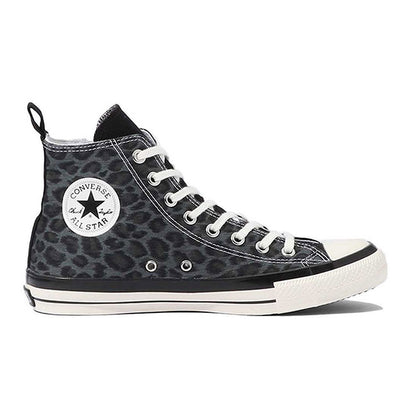 DENHAM × Converse デンハム コンバース コラボ ヒョウ柄 キャンバス サイドジップ オールスター レオパード ブラック 黒 (メンズ レディース)