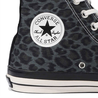 DENHAM × Converse デンハム コンバース コラボ ヒョウ柄 キャンバス サイドジップ オールスター レオパード ブラック 黒 (メンズ レディース)