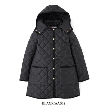 Traditional Weatherwear トラディショナルウェザーウェア ARKLEY HOOD アークリー フード付き ノーカラー キルティングジャケット L222APQCO0167AA レディース