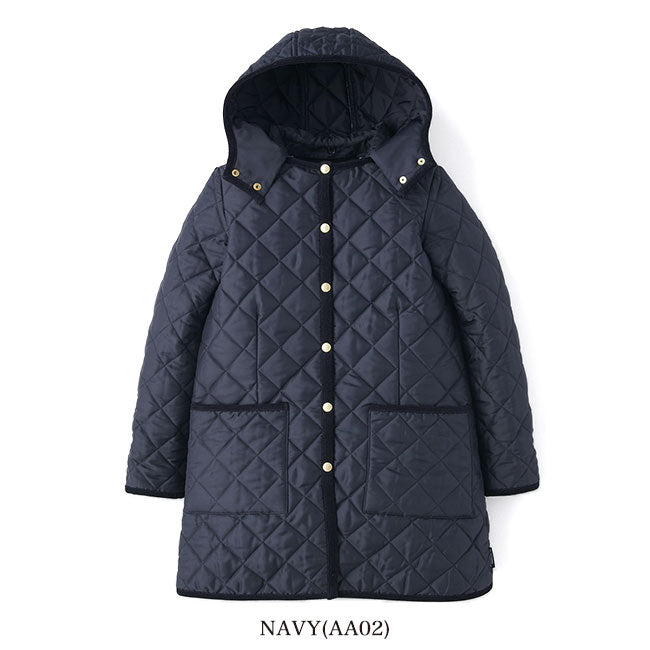 Traditional Weatherwear トラディショナルウェザーウェア ARKLEY HOOD アークリー フード付き ノーカラー キルティングジャケット L222APQCO0167AA レディース