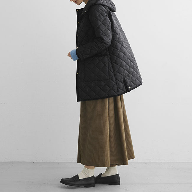 Traditional Weatherwear トラディショナルウェザーウェア ARKLEY HOOD アークリー フード付き ノーカラー キルティングジャケット L222APQCO0167AA レディース