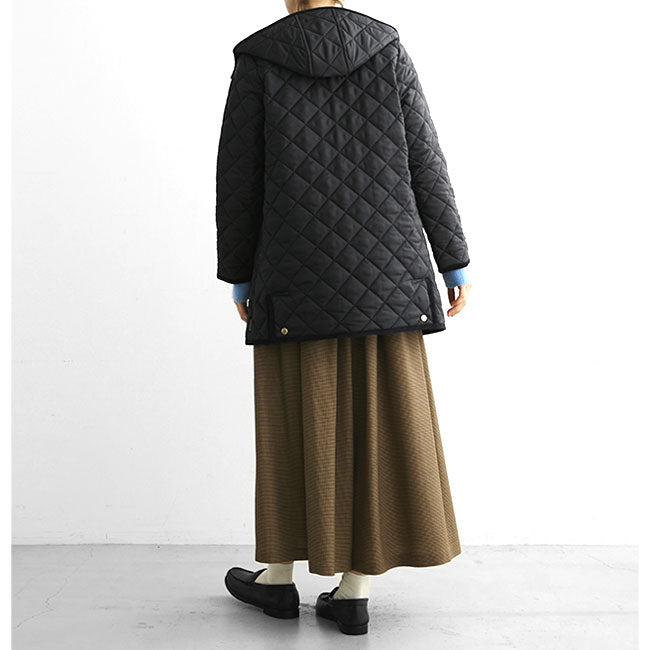 Traditional Weatherwear トラディショナルウェザーウェア ARKLEY HOOD アークリー フード付き ノーカラー キルティングジャケット L222APQCO0167AA レディース