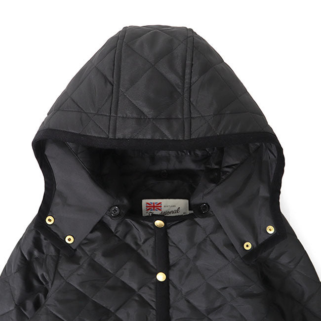 Traditional Weatherwear トラディショナルウェザーウェア ARKLEY HOOD アークリー フード付き ノーカラー キルティングジャケット L222APQCO0167AA レディース