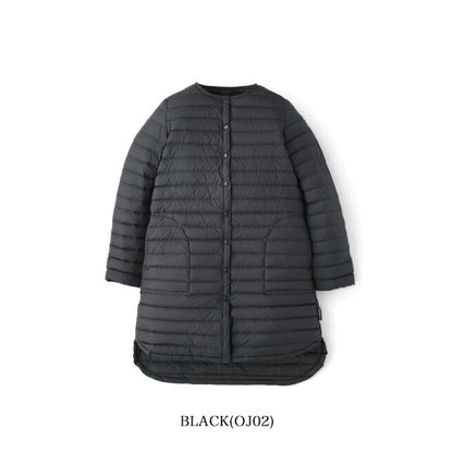 Traditional Weatherwear トラディショナルウェザーウェア ARKLEY LONG DOWN アークリー ノーカラー ロング ダウン キルティングコート A222CIDCO0169OJ レディース