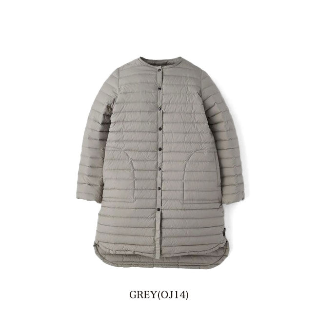 Traditional Weatherwear トラディショナルウェザーウェア ARKLEY LONG DOWN アークリー ノーカラー ロング ダウン キルティングコート A222CIDCO0169OJ レディース