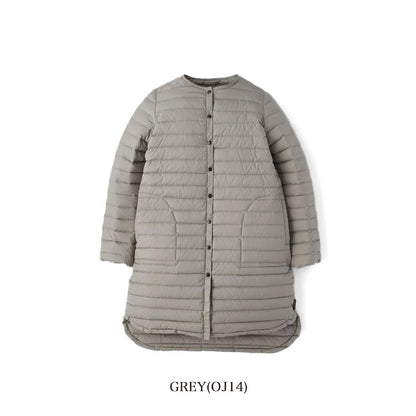 Traditional Weatherwear トラディショナルウェザーウェア ARKLEY LONG DOWN アークリー ノーカラー ロング ダウン キルティングコート A222CIDCO0169OJ レディース