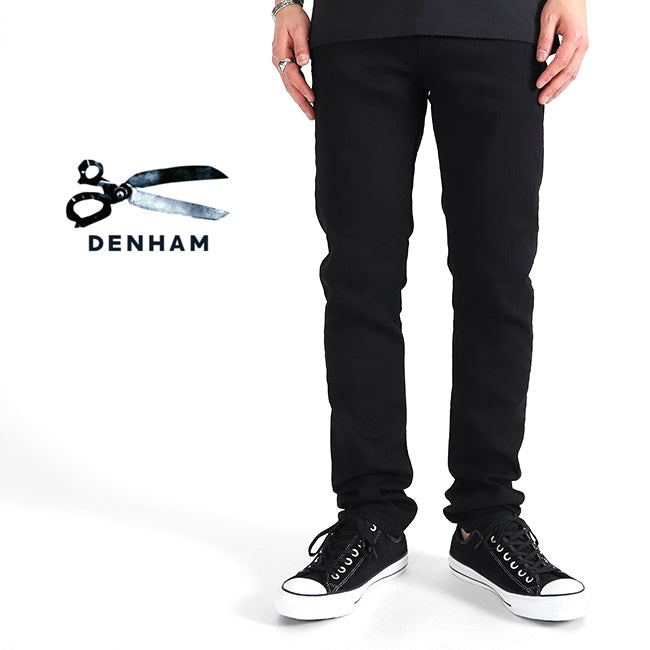 DENHAM デンハム BOLT B30 ボルト スキニーフィット ストレッチ ブラックジーンズ ジーパン デニム (メンズ)