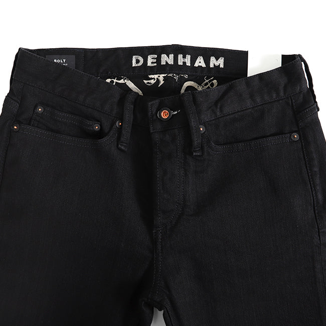 DENHAM デンハム BOLT B30 ボルト スキニーフィット ストレッチ ブラックジーンズ ジーパン デニム (メンズ)