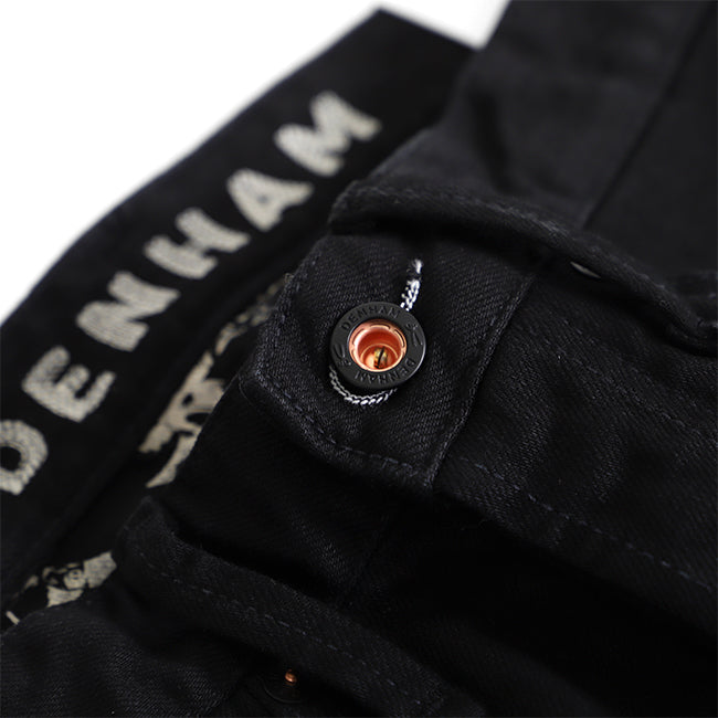 DENHAM デンハム BOLT B30 ボルト スキニーフィット ストレッチ ブラックジーンズ ジーパン デニム (メンズ)