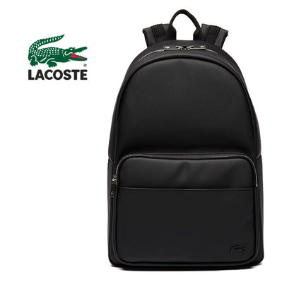LACOSTE ラコステ フェイクレザー デイパック NH2583H バックパック リュック 黒