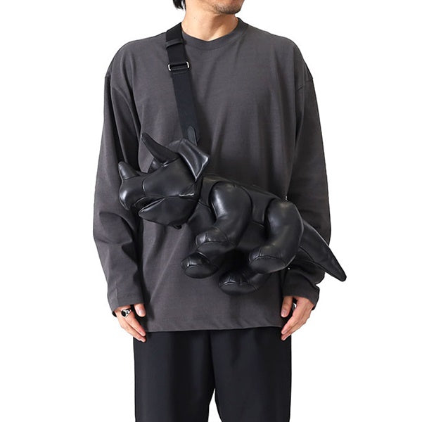 Maison MIHARA YASUHIRO メゾンミハラヤスヒロ TRICERATOPS トリケラトプス レザー ショルダーバッグ A14BG708