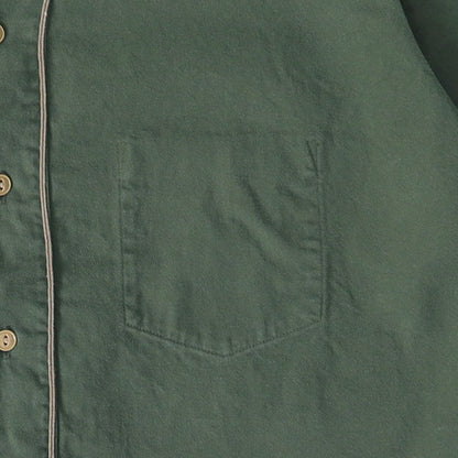 Nigel Cabourn ナイジェルケーボン 50s ヴィンテージ スタンドカラー ベースボールシャツ 80440011003 半袖シャツ メンズ