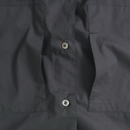 Still By Hand スティルバイハンド ダブルポケット レギュラーカラー シャツSH02202 半袖シャツ (メンズ)