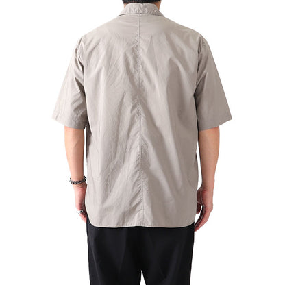 Still By Hand スティルバイハンド ダブルポケット レギュラーカラー シャツSH02202 半袖シャツ (メンズ)