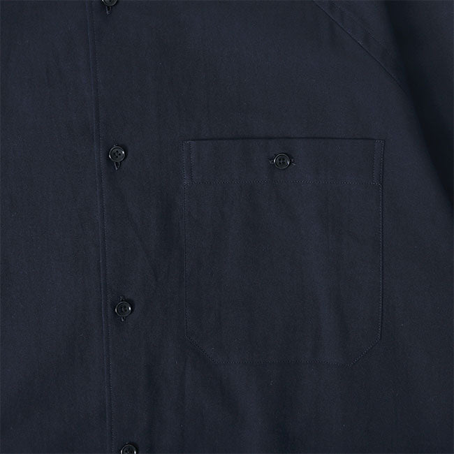Still by hand スティルバイハンド コットンウール バンドカラーシャツ SH01214 長袖シャツ メンズ