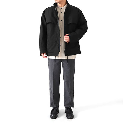 Still by hand スティルバイハンド コットンウール バンドカラーシャツ SH01214 長袖シャツ メンズ