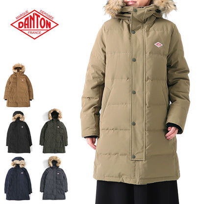DANTON ダントン ファー付き キルトダウンコート DT-A0006 レディース
