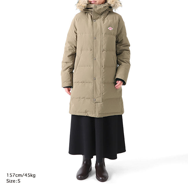 DANTON ダントン ファー付き キルトダウンコート DT-A0006 レディース
