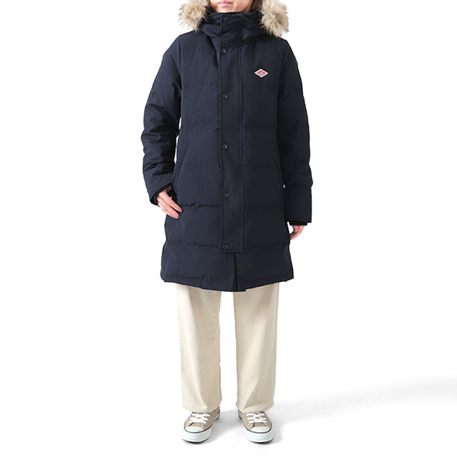 DANTON ダントン ファー付き キルトダウンコート DT-A0006 レディース