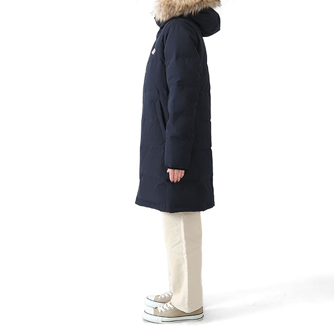 DANTON ダントン ファー付き キルトダウンコート DT-A0006 レディース
