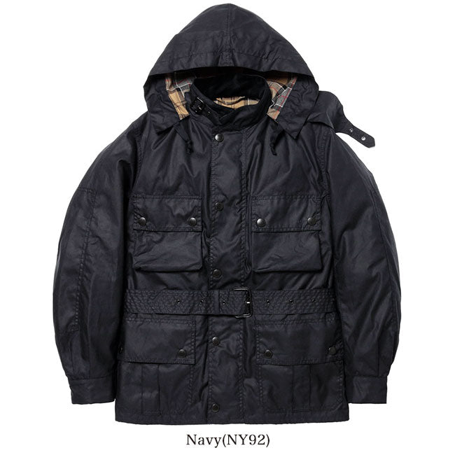 Barbour バブアー ウルスラ ジャケット ワックスド コットン MWX1356 フード付き オイルドジャケット (メンズ)