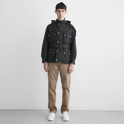 Barbour バブアー ウルスラ ジャケット ワックスド コットン MWX1356 フード付き オイルドジャケット (メンズ)