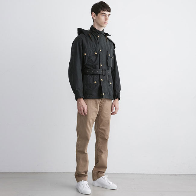 Barbour バブアー ウルスラ ジャケット ワックスド コットン MWX1356 フード付き オイルドジャケット (メンズ)