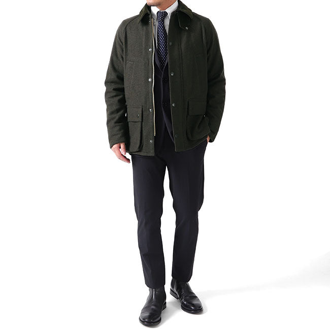 Barbour バブアー ビデイル SL ウールニットフランネル SMB0176 ウールジャケット (メンズ)