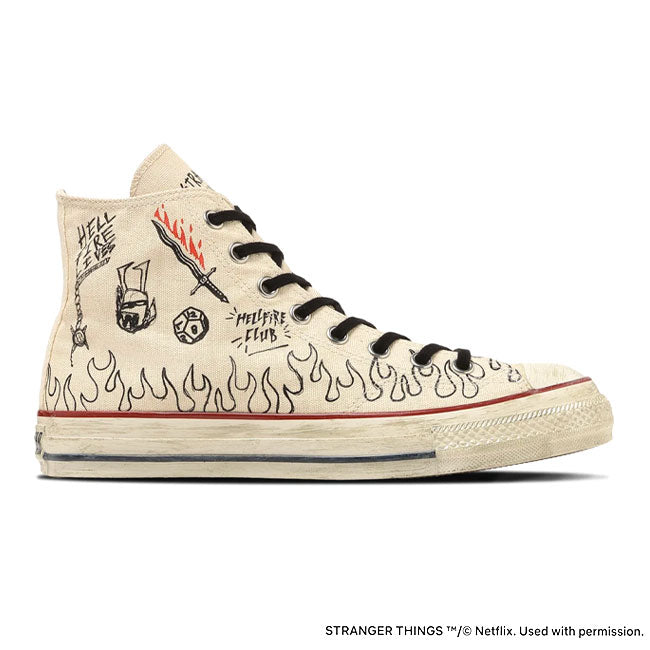 Converse × STRANGER THINGS 5 コンバース ストレンジャー・シングス オールスター エイジド 87 31317091 コラボ ハイカット スニーカー シューズ メンズ レディース