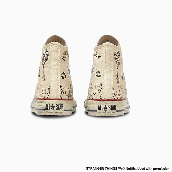Converse × STRANGER THINGS 5 コンバース ストレンジャー・シングス オールスター エイジド 87 31317091 コラボ ハイカット スニーカー シューズ メンズ レディース