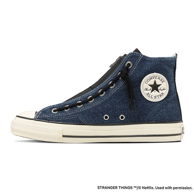 Converse × STRANGER THINGS 5 コンバース ストレンジャー・シングス デニム オールスター エイジド 87 31317330 コラボ ハイカット スニーカー シューズ メンズ レディース