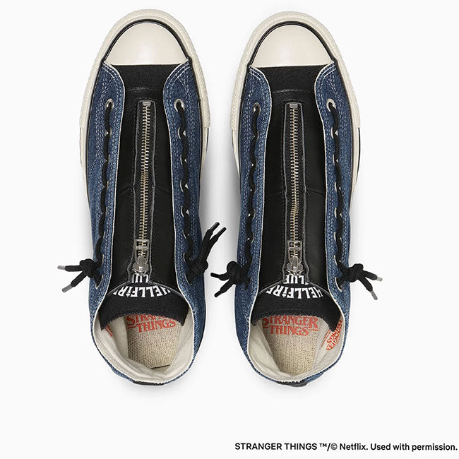 Converse × STRANGER THINGS 5 コンバース ストレンジャー・シングス デニム オールスター エイジド 87 31317330 コラボ ハイカット スニーカー シューズ メンズ レディース