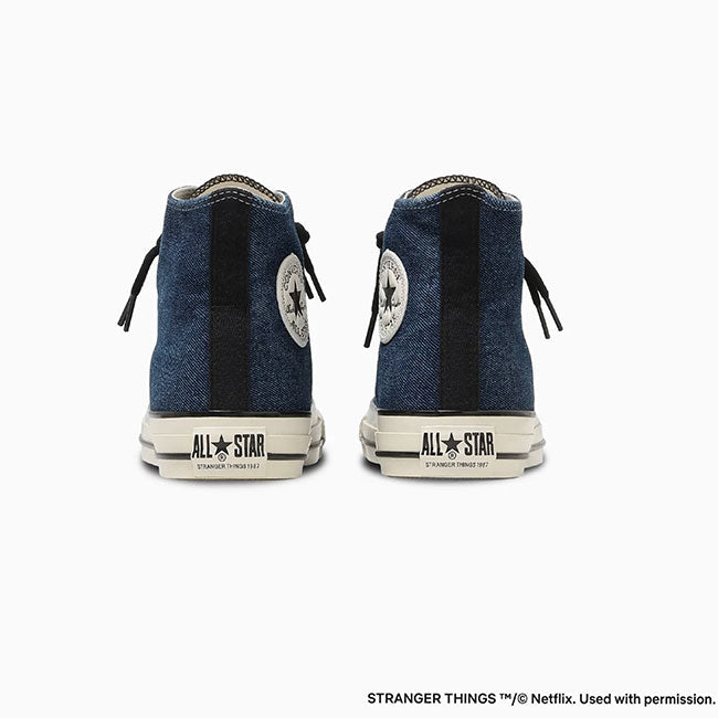 Converse × STRANGER THINGS 5 コンバース ストレンジャー・シングス デニム オールスター エイジド 87 31317330 コラボ ハイカット スニーカー シューズ メンズ レディース